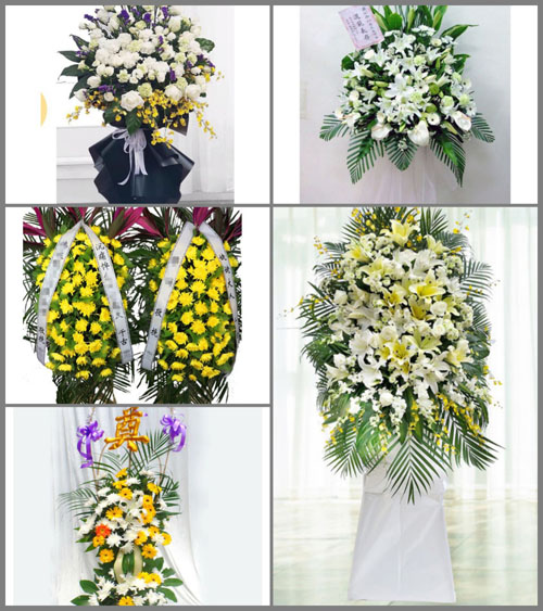 辽宁朝阳喀左县白事花篮预定